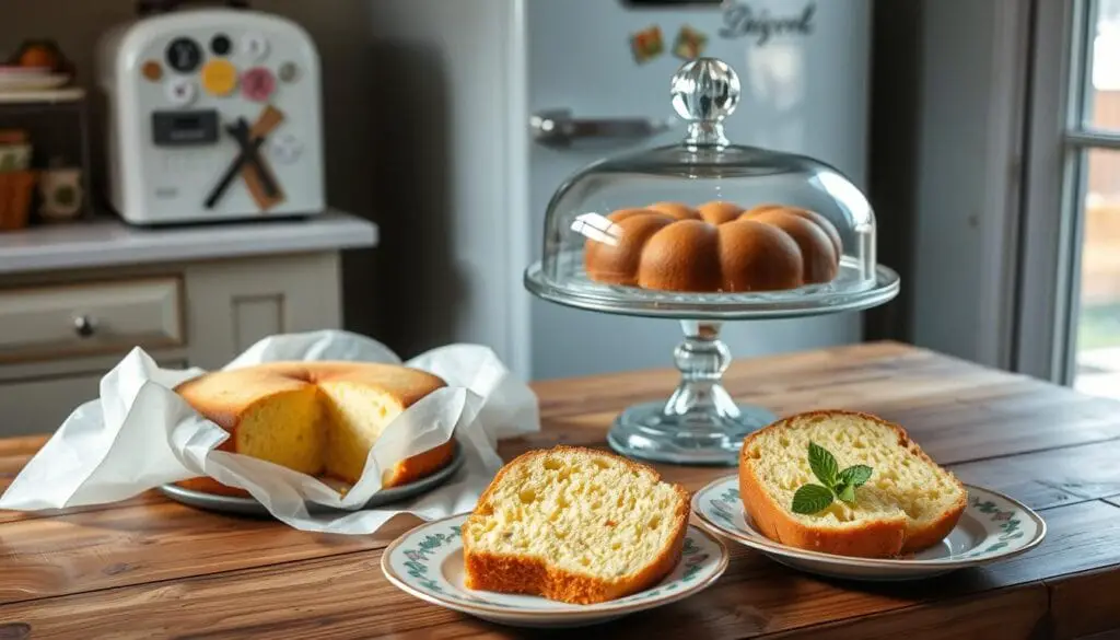 Storing pound cake Storing pound cake