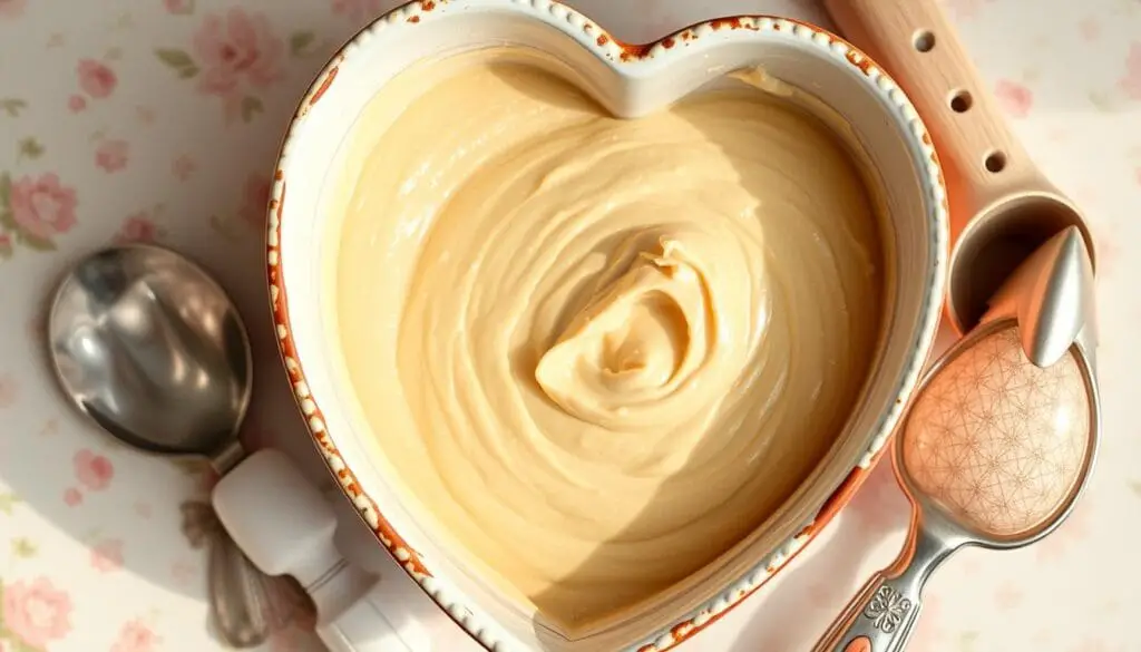 heart-shaped cake batter heart-shaped cake batter