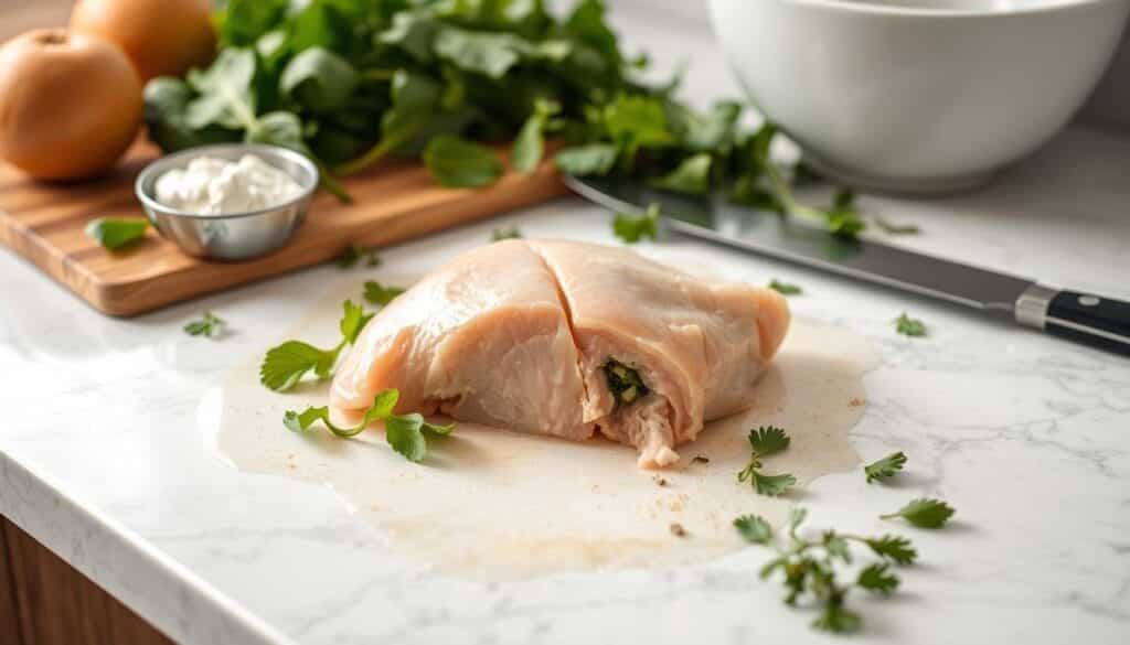 stuffed chicken breast preparation stuffed chicken breast preparation