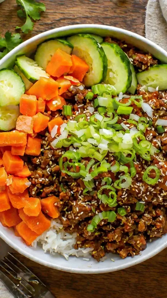 Deliciously Easy Korean Ground Beef Bowl: A Quick and Flavorful Meal